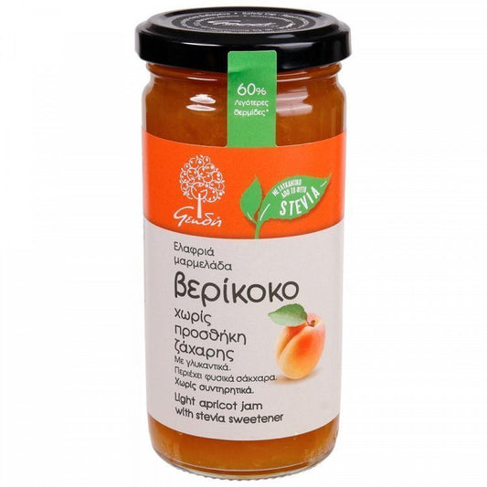 Γεώδη Μαρμελάδα Βερύκοκο Στέβια 270gr