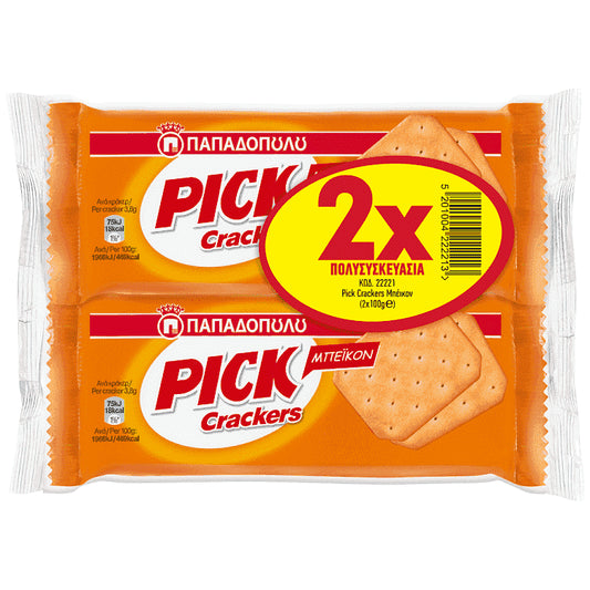 Mini Pick Cracker Bacon 2x100gr
