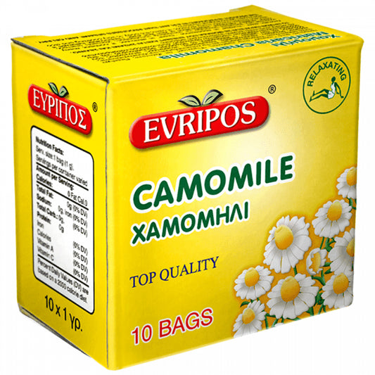 Ευρίπος Χαμομήλι Κουτί 10 Φακελάκια