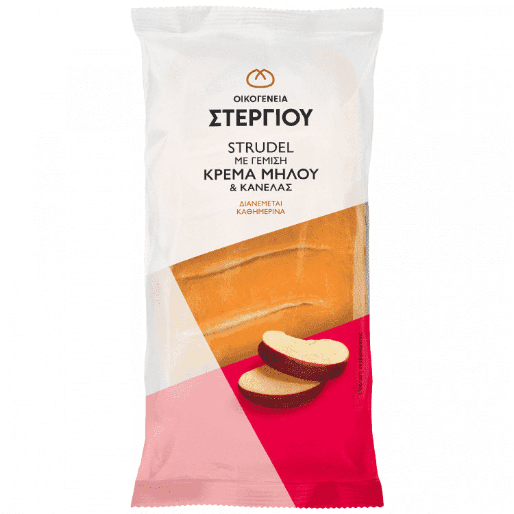 Οικογένεια Στεργίου Strudel Μήλο & Κανέλα 125gr