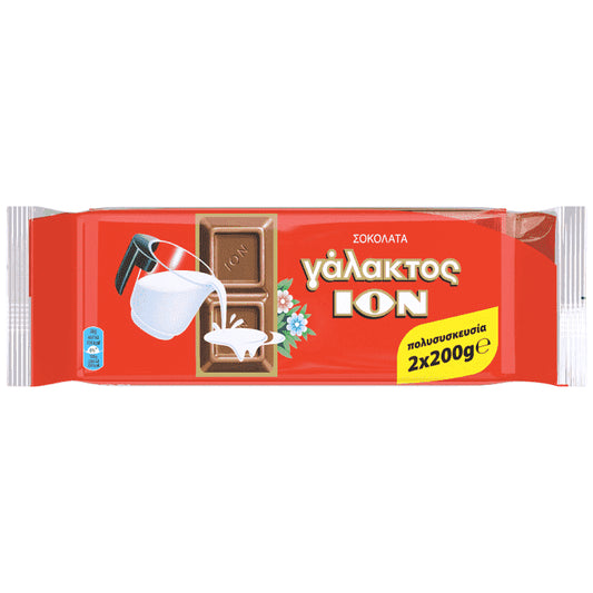 ΙΟΝ Σοκολάτα Γάλακτος 2x200gr