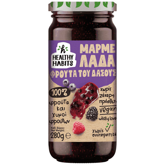 Healthy Habits Μαρμελάδα Φρούτα Του Δάσους 280gr