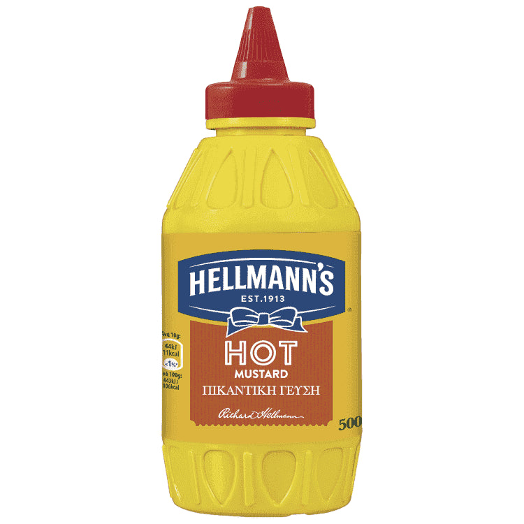 Hellmann's Μουστάρδα Πικάντικη 500gr