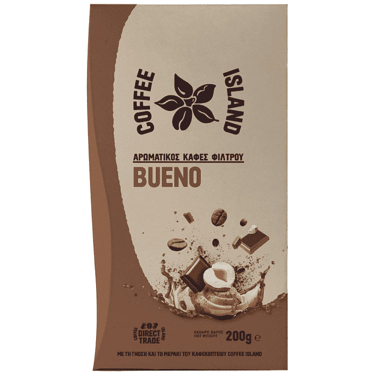 Coffe Island Καφές Φίλτρου Bueno 200gr