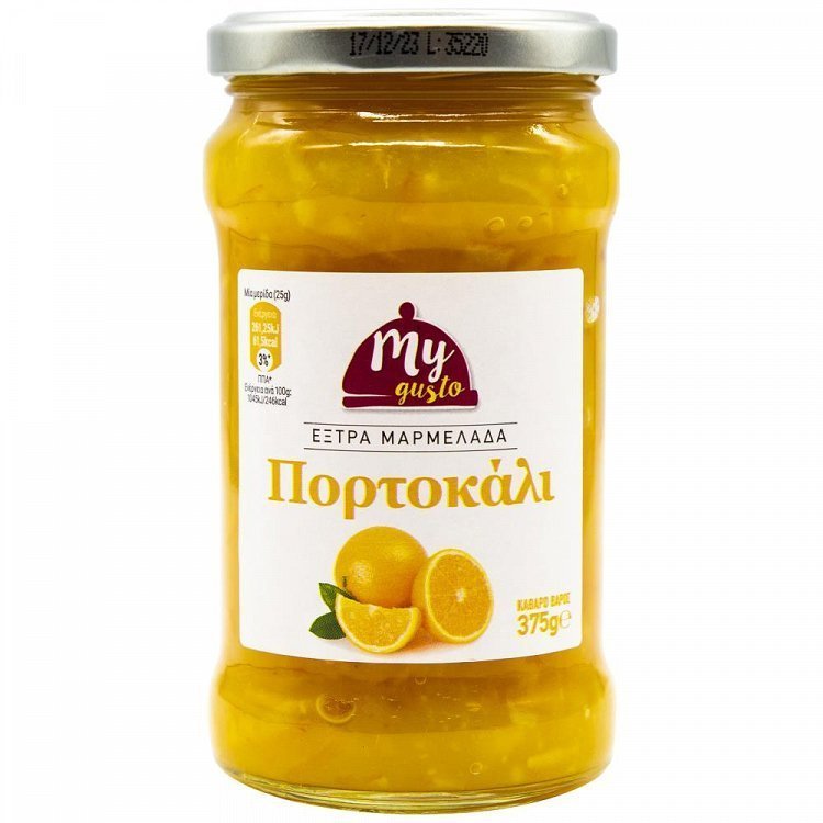 My Gusto Μαρμελάδα Extra Πορτοκάλι 375gr