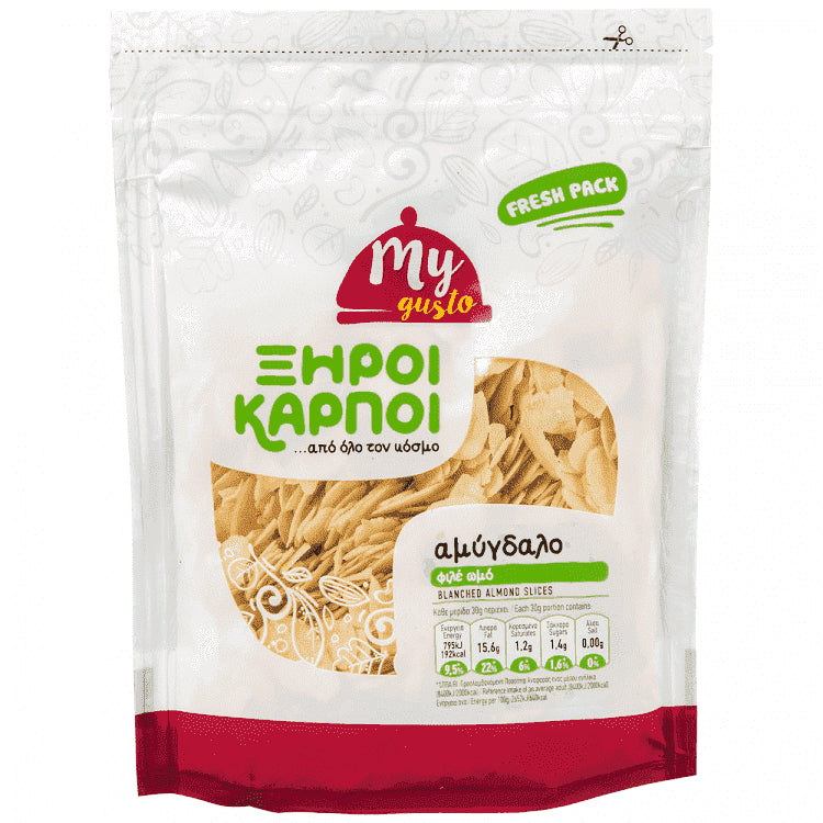 My Gusto Αμύγδαλο Φιλέ Ωμό Εισαγωγής 110gr
