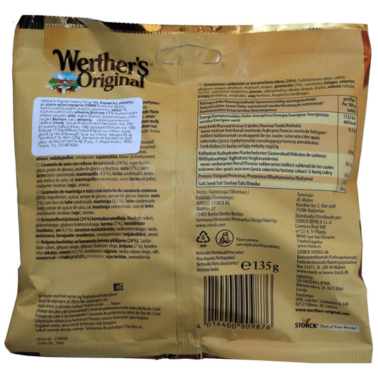 Werthers Original Καραμέλες Creamy Filling 135gr