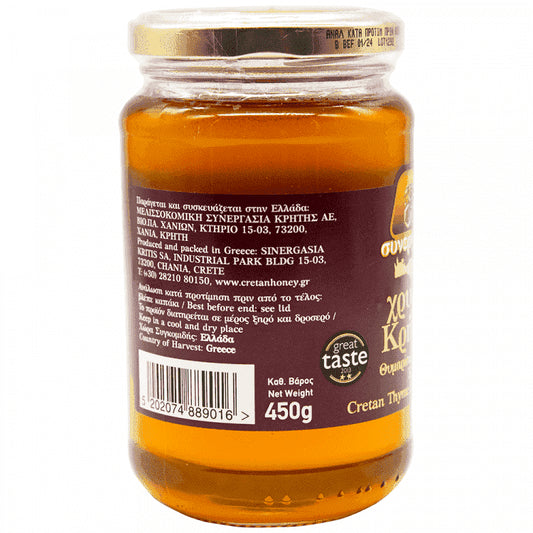 Συνεργασία Χρυσή Κρήτη Θυμαρίσιο Μέλι 450gr