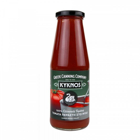Kyknos Τομάτα Περαστή Στο Μύλο Γυάλινη Φιάλη 700gr