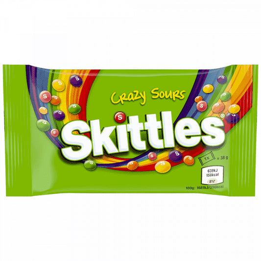 Skittles Crazy Sours Καραμέλες 38gr