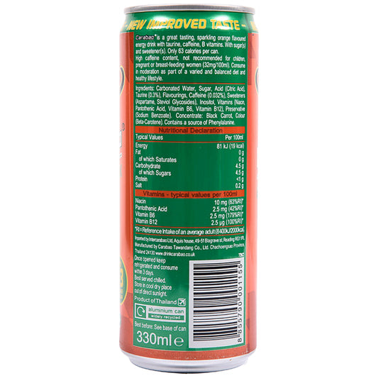 Carabao Energy Drink Orange 330ml