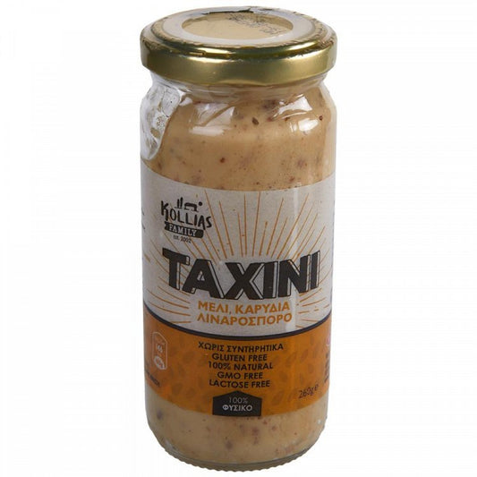 Kollias Family Ταχίνι Με Μέλι Λιναρόσπορο & Καρύδια 260gr