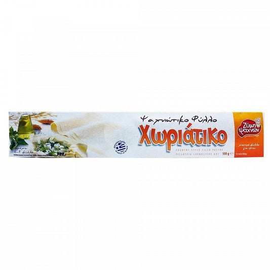 Ζύμη Ψαχνών Φύλλο Χωριάτικο Κατεψυγμένο 500gr
