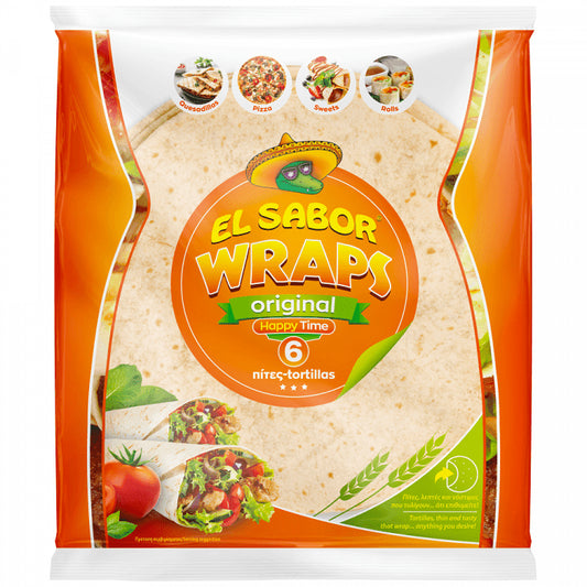 El Sabor Tortilla Happy Time 20cm 6τεμ