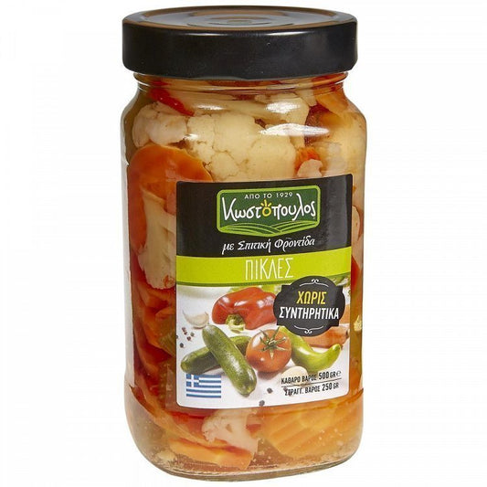 Κωστόπουλος Πίκλες Χωρίς Συντηρητικά 500gr