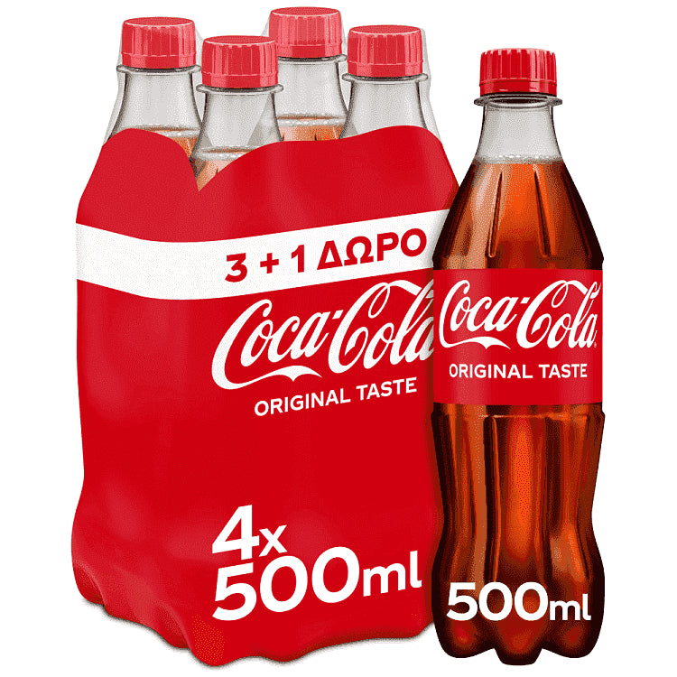 Coca-Cola 500ml 3+1 Δώρο