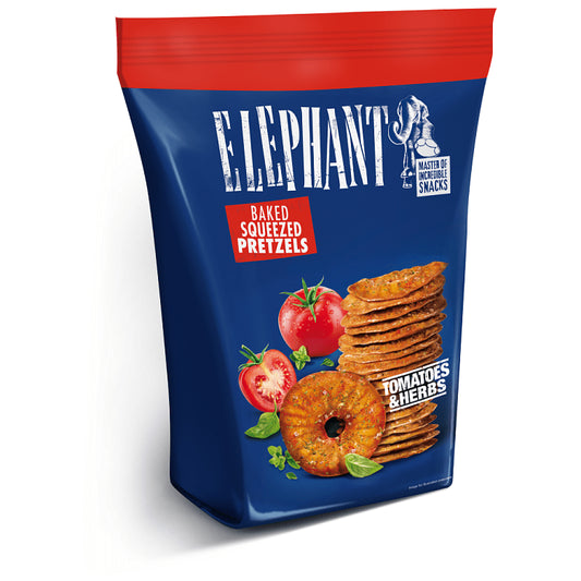 Elephant Mini Pretzel Με Τομάτα & Μυρωδικά 70gr