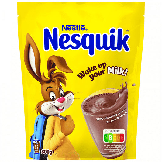 Nesquik Στιγμιαίο Ρόφημα Κακάο Χωρίς Γλουτένη Σακούλα 800gr