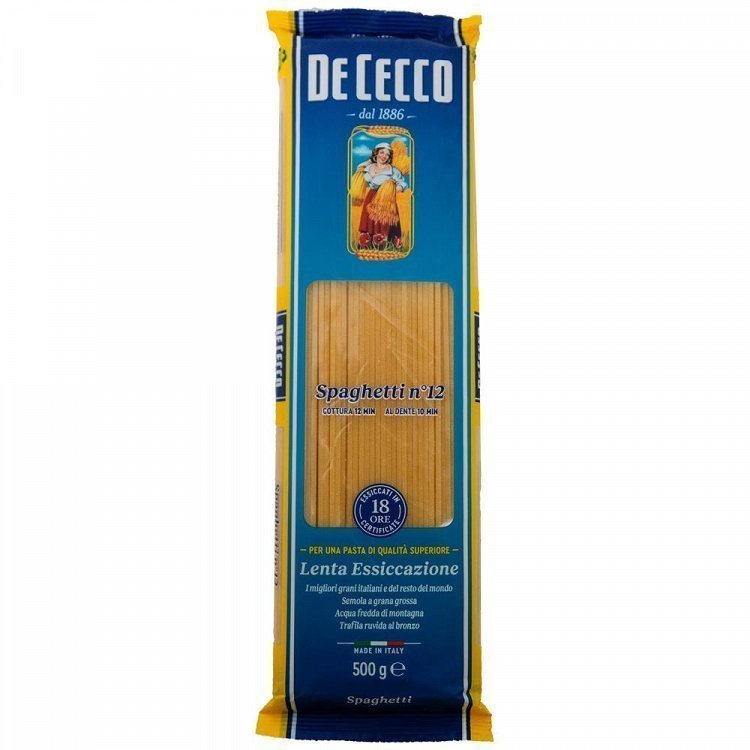De Cecco Spaghetti No 12 500gr