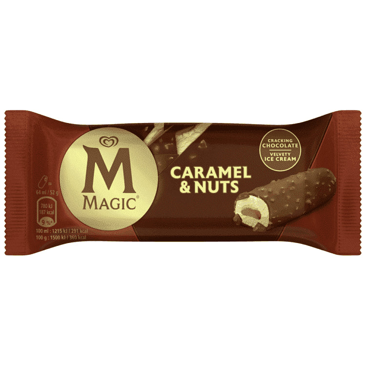 Magic Μπάρα Caramel Nut 52gr 64ml