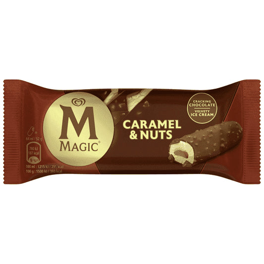 Magic Μπάρα Caramel Nut 52gr 64ml