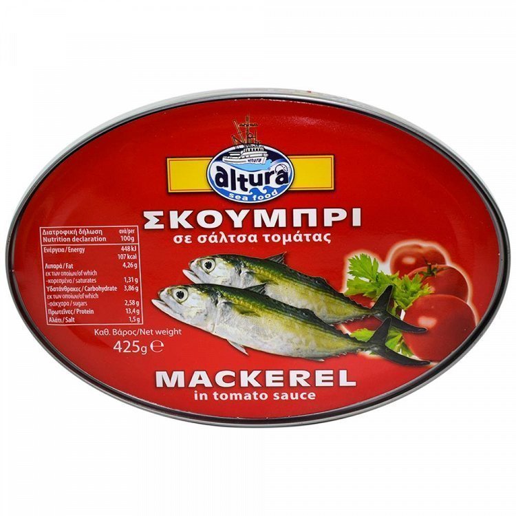 Altura Σκουμπρί σε Σάλτσα Τομάτας 425gr