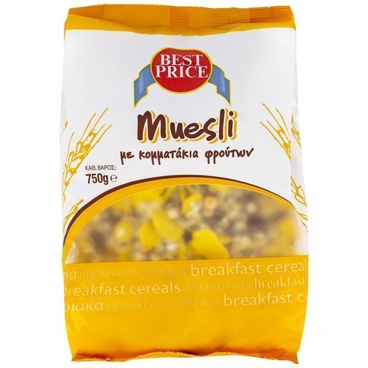 Best Price Μuesli Με Φρούτα 750gr