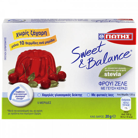 Γιώτης Sweet & Balance Ζελέ Κεράσι 20gr
