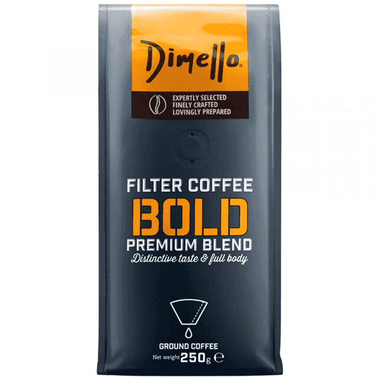 Dimello Καφές Φίλτρου Bold Αλεσμένος 250gr