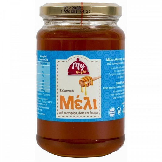 My Gusto Μέλι Ανθέων Κωνοφόρων & Θυμάρι 450gr