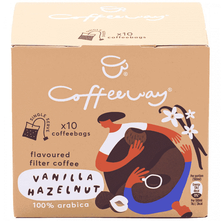 Coffeeway Καφές Φίλτρου Ατομικές Μερίδες Vanilla Hazel 10τεμ 7,5gr