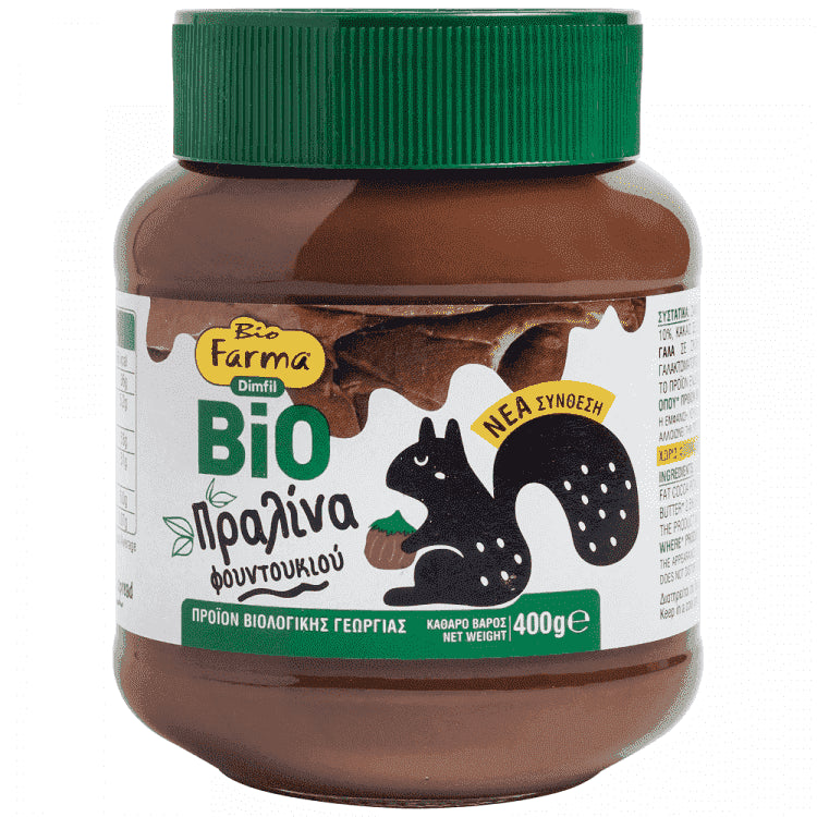 Biofarma Βιολογική Πραλίνα Φουντουκιού 400gr