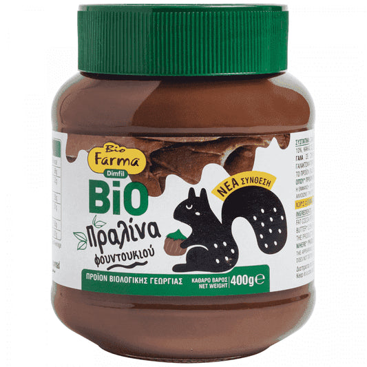Biofarma Βιολογική Πραλίνα Φουντουκιού 400gr