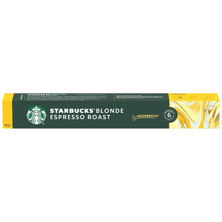 Starbucks Espresso Blonde Κάψουλες Συμβατές Με Μηχανές Nespresso* 53gr