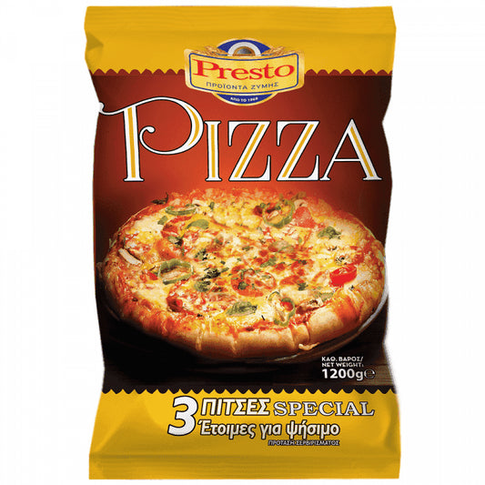 Πίτσα Σπέσιαλ Presto 3τεμ 1200gr