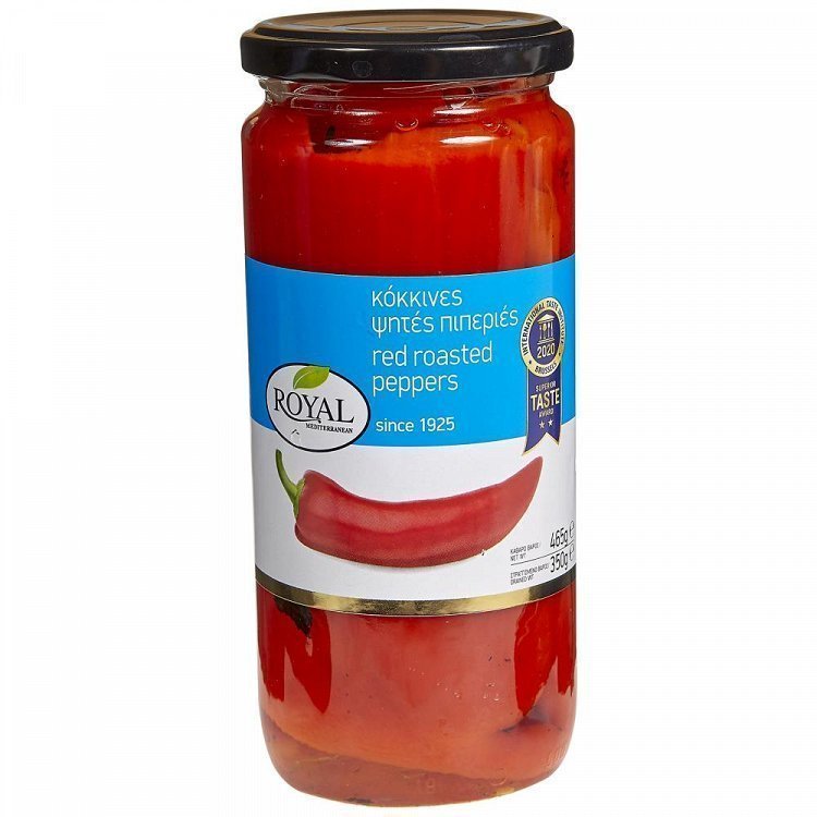 Royal Πιπεριές Κόκκινες Ψητές 465gr