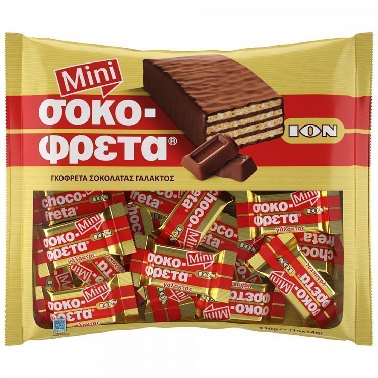 ΙΟΝ Σοκοφρέτα Mini 210gr