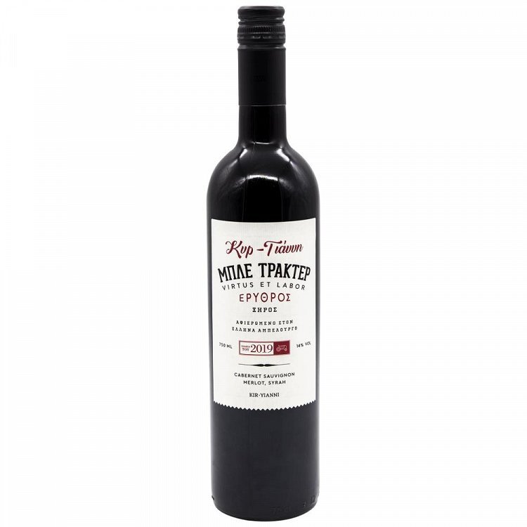 Μπλε Τρακτέρ Κυρ Γιάννη Ερυθρός Οίνος 750ml