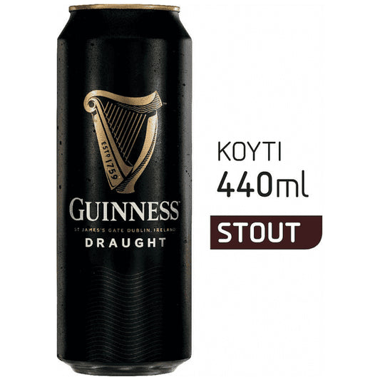 Guiness Μαύρη Μπίρα Κουτί 440ml