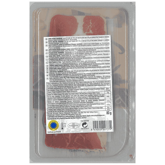 Camprofrio Tapas Jamon Serrano Σε Φέτες 80gr