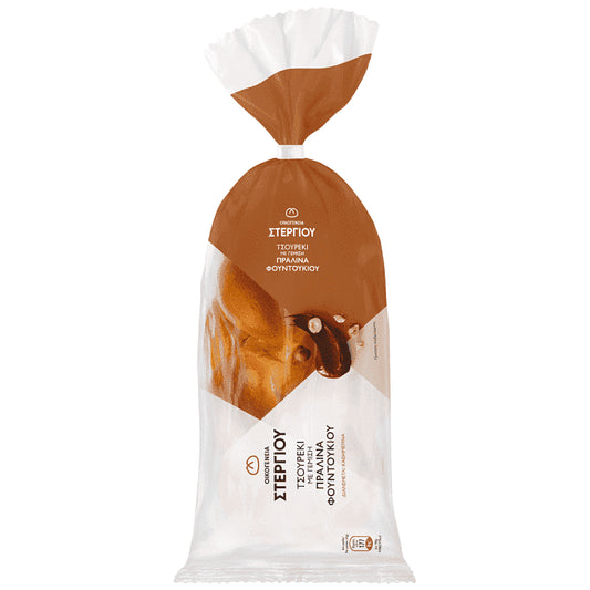 Οικογένεια Στεργίου Τσουρέκι Πραλίνα 450gr