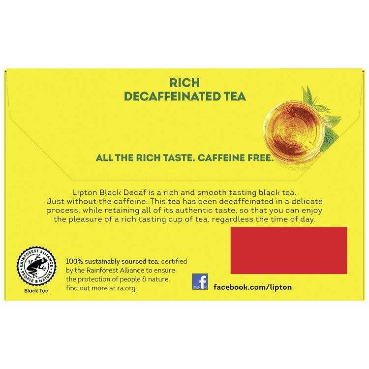 Lipton Τσάι Κίτρινο Decaf 20Φακελάκια 36gr